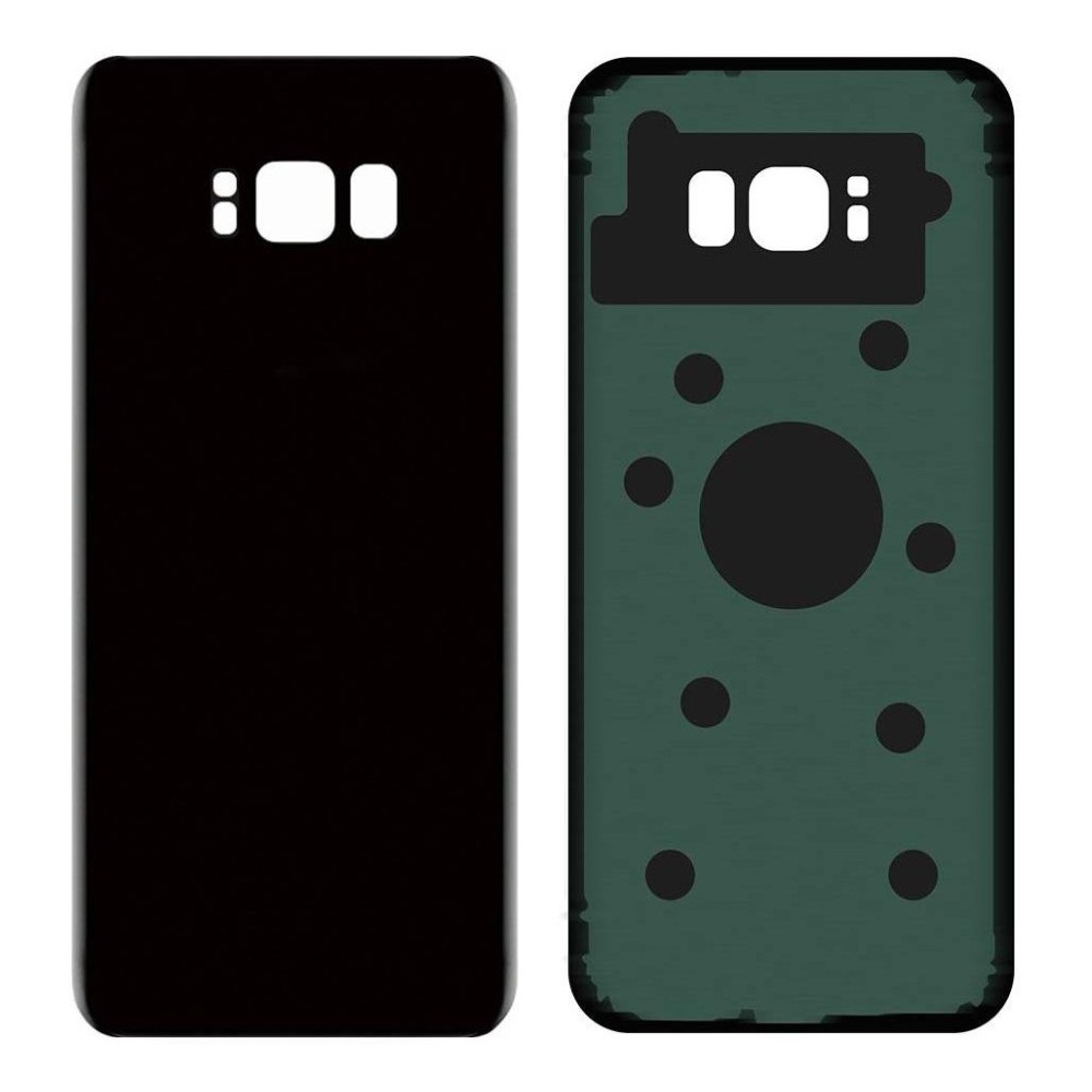 Back Cover with Camera Lens for Samsung S8 Black Non Original, foto 2 van 2