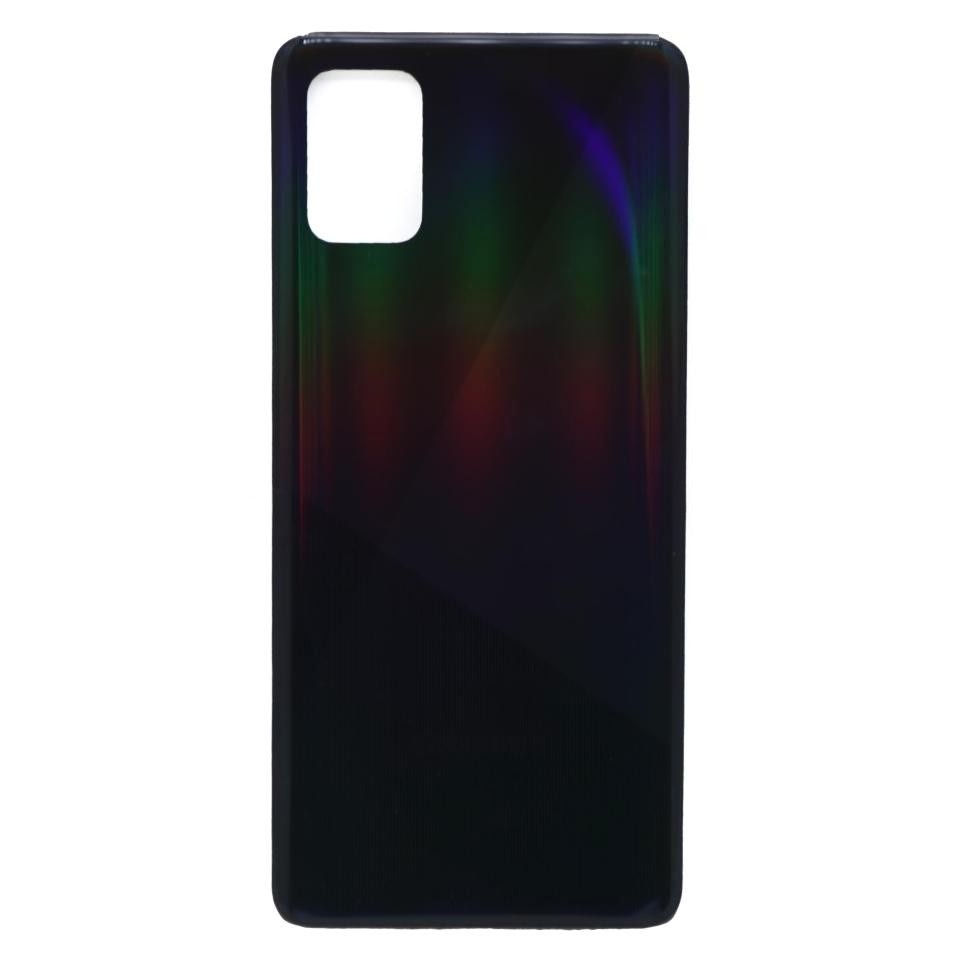Back Cover with Camera Lens for Samsung A51 Black Non Original, foto 2 van 2