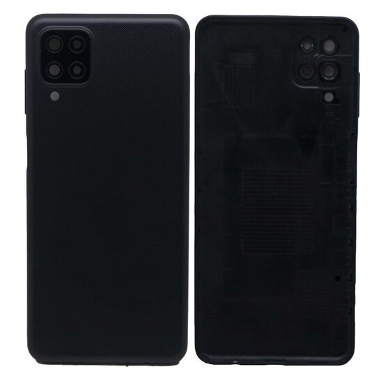 Back Cover with Camera Lens for Samsung A12 Black Non Original