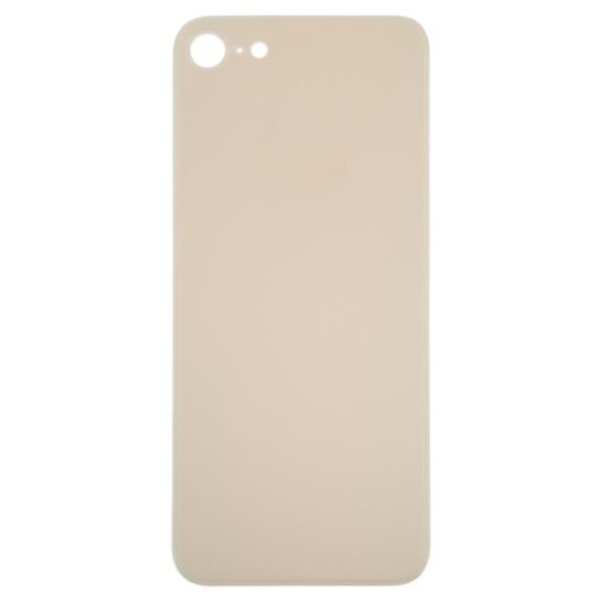 Big Hole Back Cover Glass For IPhone SE 2020 / 2022 Gold