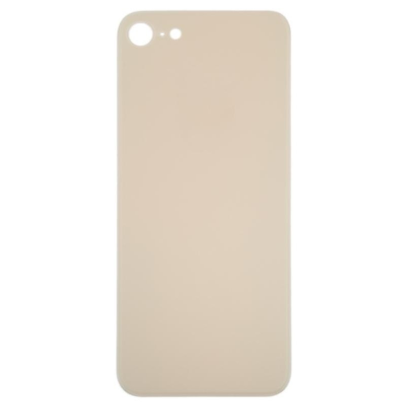 Big Hole Back Cover Glass For IPhone SE 2020 / 2022 Gold