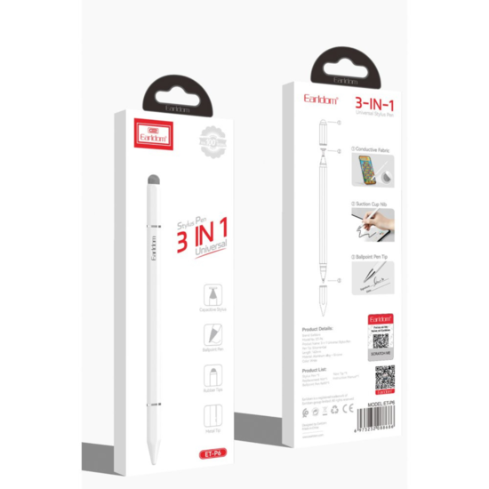 Earldom 3 in 1 Stylus Pen Universal ET-P6