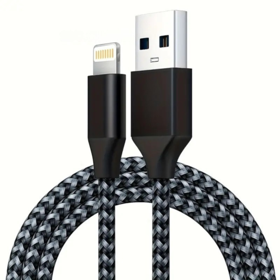 Braided Magnetic USB To Lightning CABLE 1M