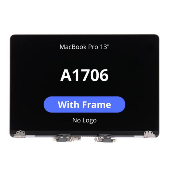 LCD For Macbook Pro 13" A1706 Assembly  With Frame   No logo
