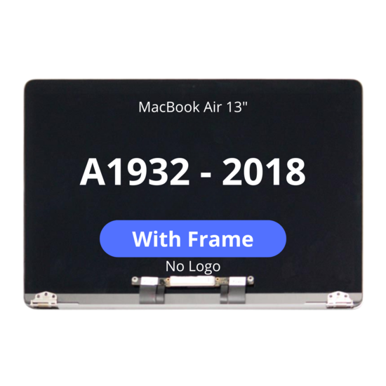 LCD For  Macbook Air 13" A1932 2018 with frame  No logo