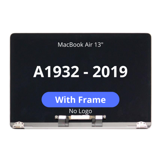 LCD  For Macbook Air 13" A1932 2019 Assembly  with frame  No logo