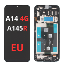 LCD Samsung Galaxy A14 4G A145R EU  GH81-23540A Black  Service Pack Box  EU