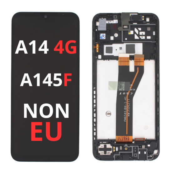 LCD Samsung Galaxy A14 4G A145F NON EU  GH82-31184A Black  Service Pack  ( NON EU)
