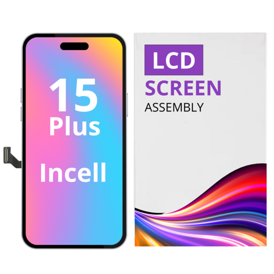 LCD Excellent Screen Assembly For IPhone 15 Plus Incell White Box
