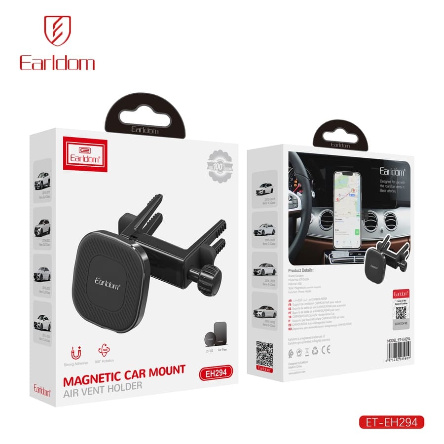 Earldom Magnetic Card Mount Air Vent Holder EH294