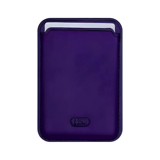 HDD Leather Magnetic Folding Bracket Card Bag