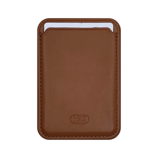 HDD Leather Magnetic Folding Bracket Card Bag