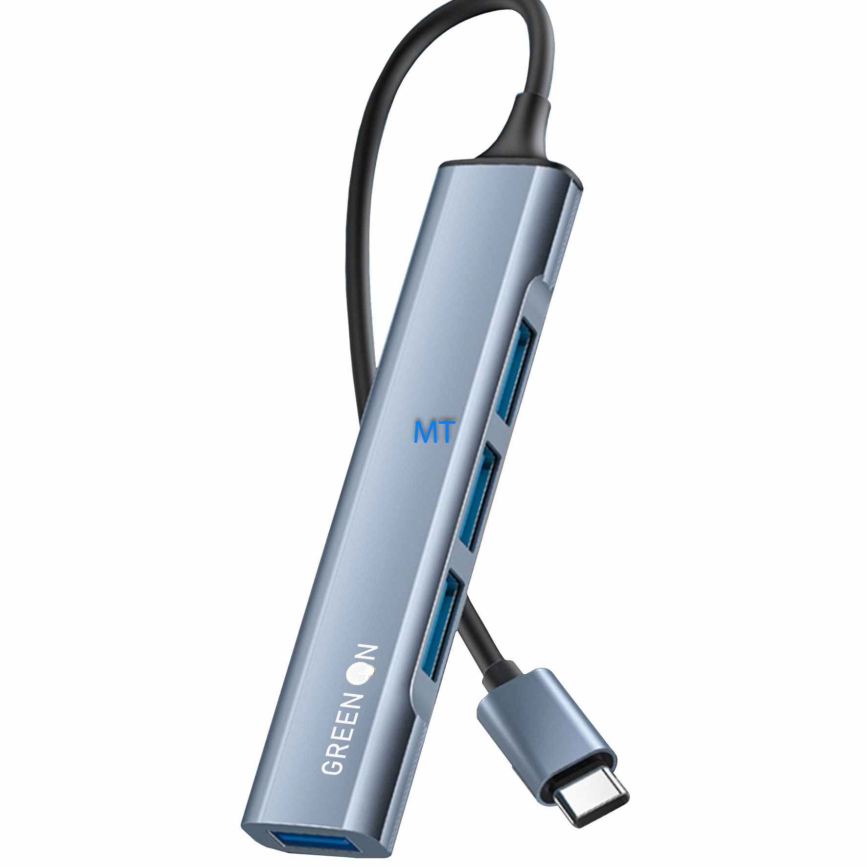 GREEN ON USB-C To USB Hub Adapter 4 in 1 GR45