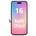 LCD Soft Oled For IPhone 16 White Box (Replaceable IC)