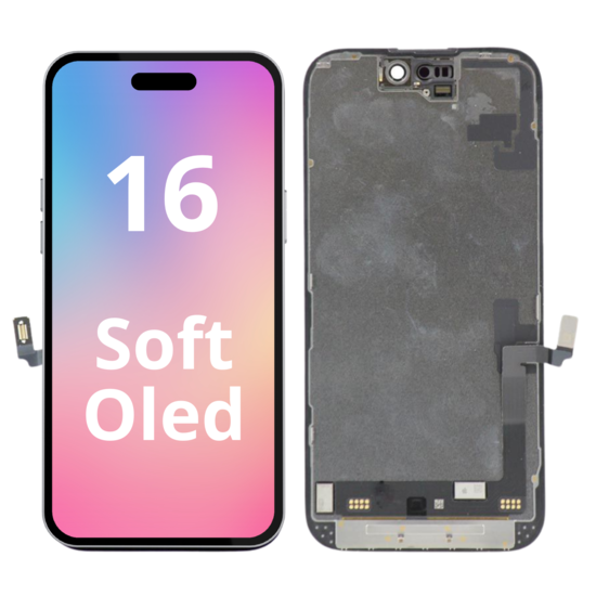 LCD Soft Oled For IPhone 16 White Box