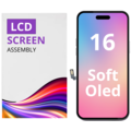 LCD Soft Oled For IPhone 16 White Box (Replaceable IC)