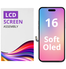 LCD Soft Oled For IPhone 16 White Box