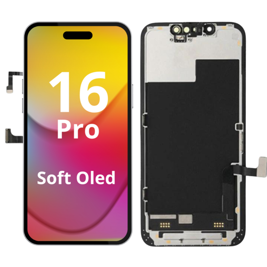 LCD Soft Oled For IPhone 16 Pro White Box