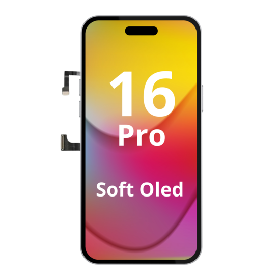 LCD Soft Oled For IPhone 16 Pro White Box (Replaceable IC)
