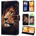 GREEN ON 3D Print Wallet Case Lion  IPhone 16e / 17e