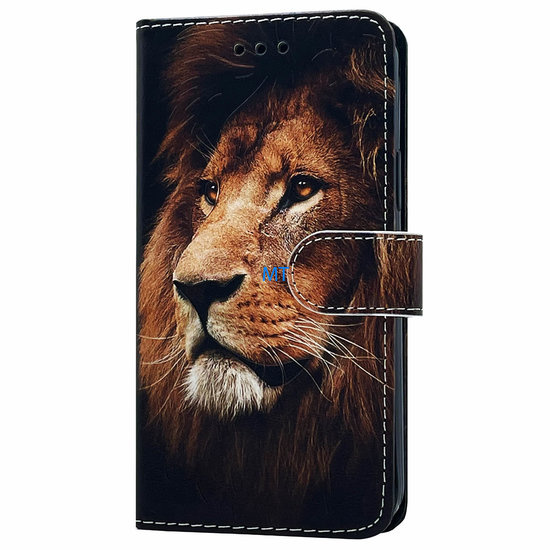 GREEN ON 3D Print Wallet Case Lion Galaxy S25 Edge, foto 5 van 6