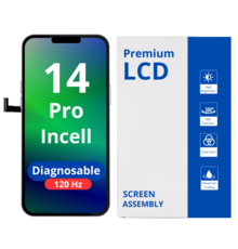 LCD Diagnosable Excellent Incell For IPhone 14 Pro 120 Hz White Box