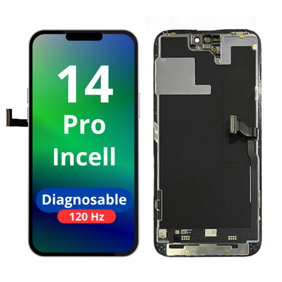 LCD Diagnosable Excellent Incell For IPhone 14 Pro 120 Hz White Box