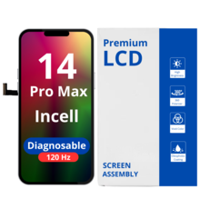 LCD Diagnosable Excellent Incell For IPhone 14 Pro Max 120 Hz White Box