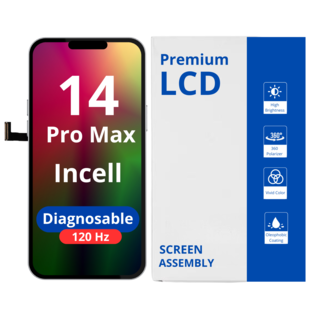 LCD Diagnosable Excellent Incell For IPhone 14 Pro Max 120 Hz White Box