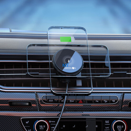 GREEN ON Wireless Car Holder 15W GR63
