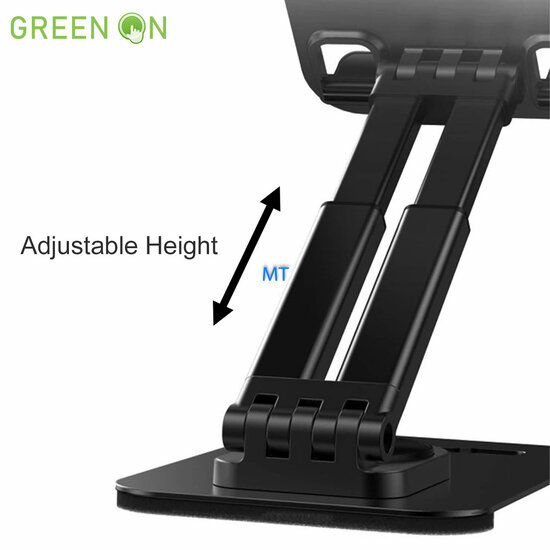 GREEN ON Folding Rotatable Metal Tablet Desk Stand GR57
