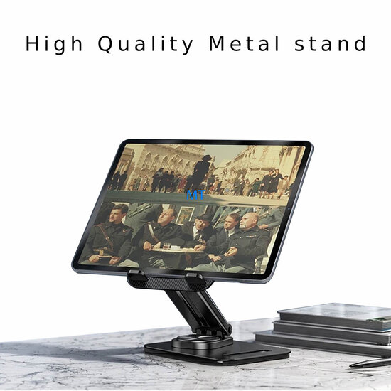 GREEN ON Folding Rotatable Metal Tablet Desk Stand GR57
