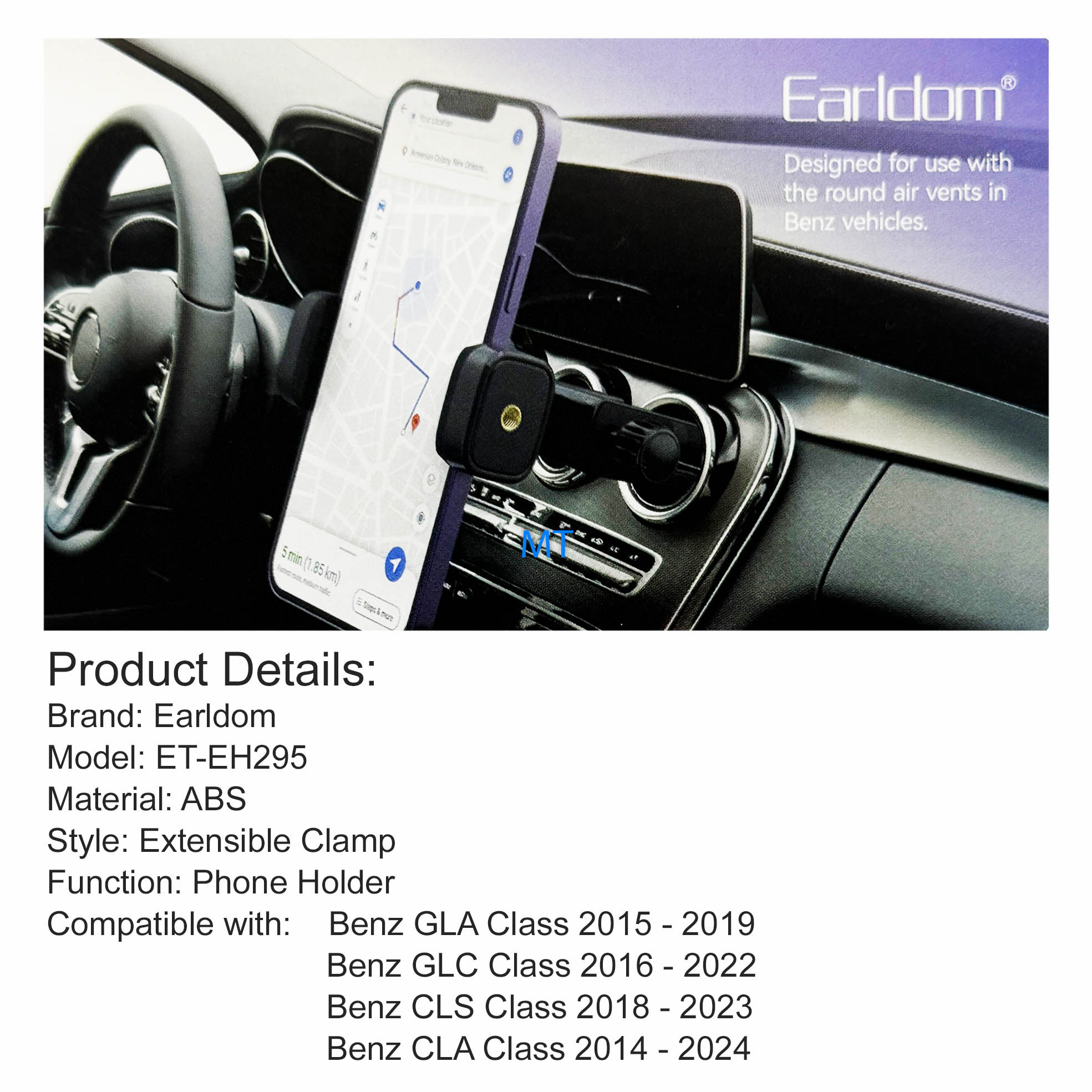 Earldom Car mount Air Vent Holder EH295, foto 3 van 4