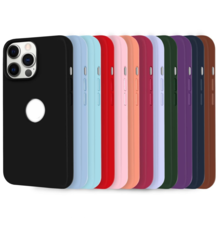 Hole Luxe Silicone Case For IPhone 14 Pro Max