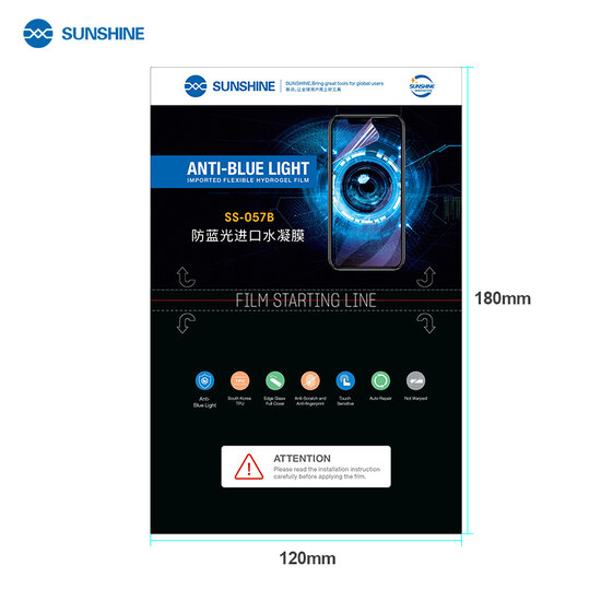 SUNSHINE SS-057B Anti-blue light imported hydrogel 50pcs