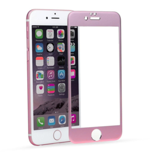Glass Colorful 3D Full Cover For IPhone 7 Pink