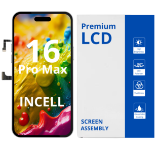 LCD Excellent Screen Assembly For IPhone 16 Pro Max Incell White Box