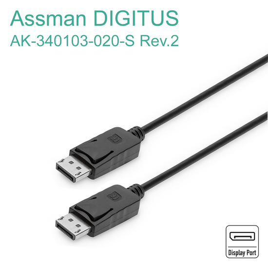 ASSMANN DisplayPort cable - 2 m