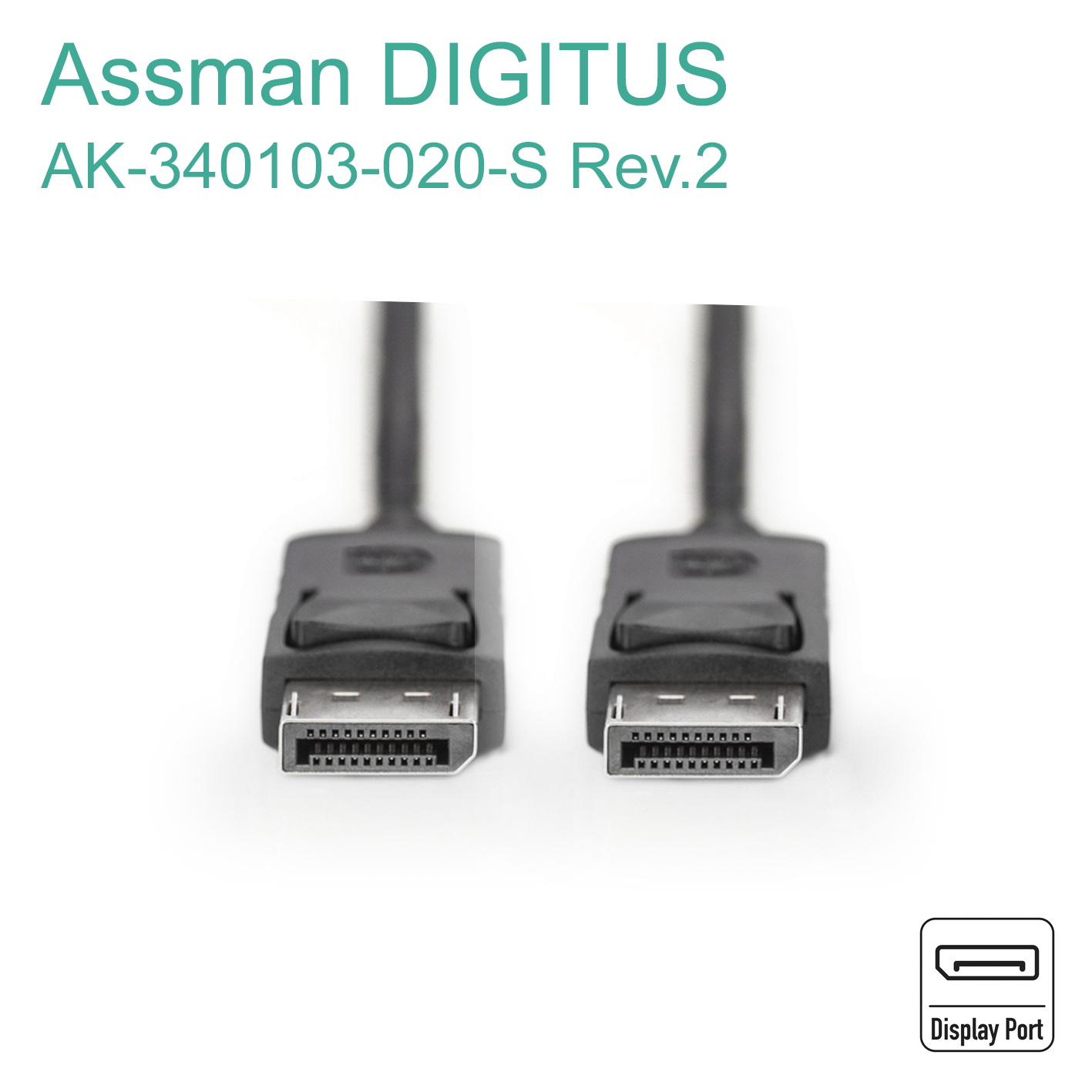 Digitus ASSMANN DisplayPort cable - 2 m, foto 2 van 2