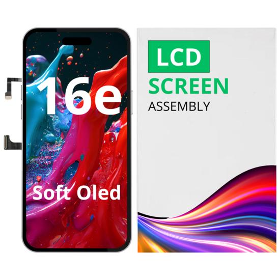 LCD Soft Oled For IPhone 16e / 17e White Box