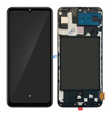 LCD Incell For Galaxy A70 Black With Frame Not Original White Box