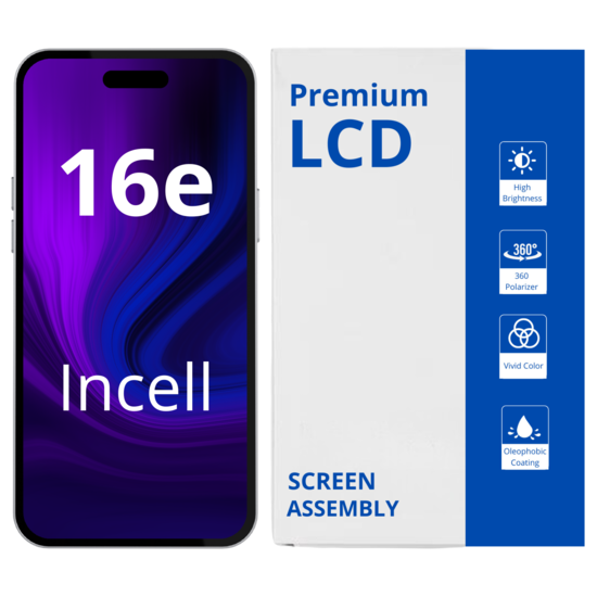 LCD Excellent Screen Assembly For IPhone 16e Incell White Box