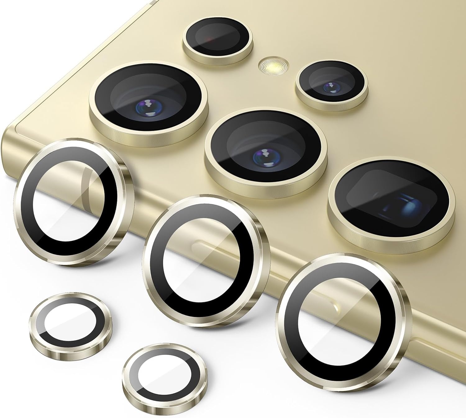 GREEN ON Camera Glass Shield Protection For Galaxy S25, foto 4 van 4