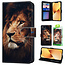 GREEN ON 3D Print Wallet Case Lion Galaxy A26