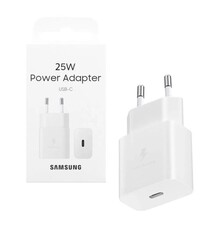 USB-C Samsung Galaxy 25W Power Adapter, Wit, EP-T2510NWEGWW Service Pack