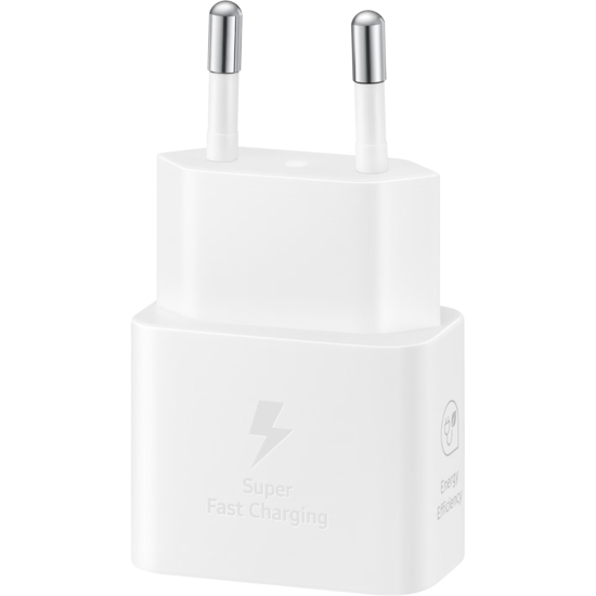 USB-C Samsung Galaxy 25W Power Adapter, Wit, EP-T2510NWEGWW Service Pack
