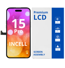 LCD Excellent Screen Assembly For IPhone 15 Pro Incell White Box