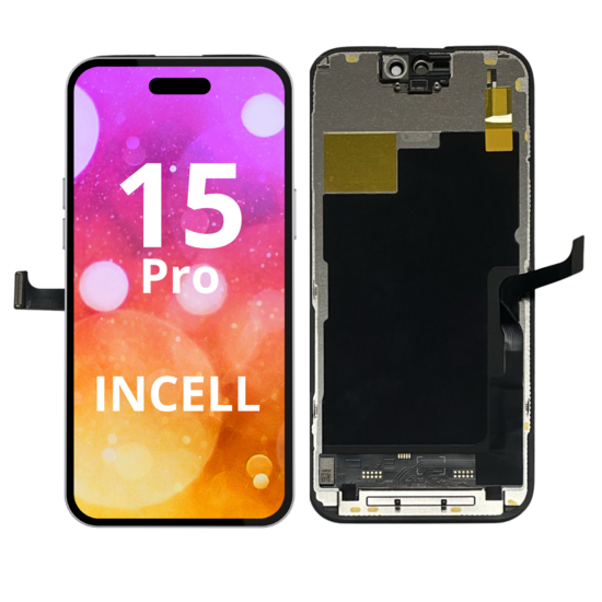 LCD Excellent Screen Assembly For IPhone 15 Pro Incell White Box