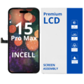 LCD Excellent Screen Assembly For IPhone 15 Pro Max Incell White Box