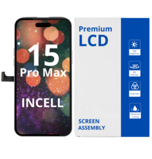 LCD Excellent Screen Assembly For IPhone 15 Pro Max Incell White Box